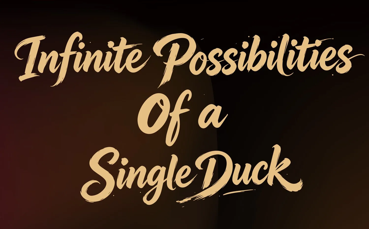 Times Square billboard artwork — Infinite Possibilities Of a Single Duck